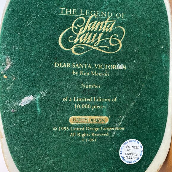 Dear Santa Victorian by Ken Memoli, #422 The Legend of Santa Claus, 1995 - Picture 8 of 10